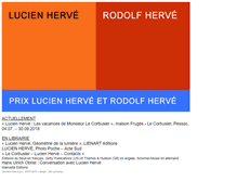 Tablet Screenshot of lucienherve.com